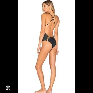 Stone Fox Swim Rust One Piece Swimsuit